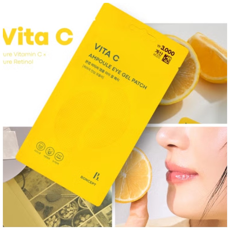 BONCEPT Vita C Ampoule Eye Gel Patch 18g 12ea