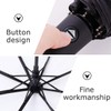 VALICLUD Folding Umbrella Automatic Transparent Umbrella Automatic Open Folding Umbrella