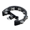 Mounted Tambourine,Drum Set Tambourine with Mounting Eye Bolt,Hi Hat Tambourine,Mountable