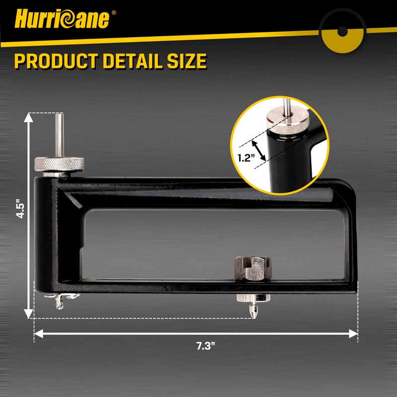 HURRICANE Adjustable Hole Cutter, Sheet Metal Circle Cutter from 2