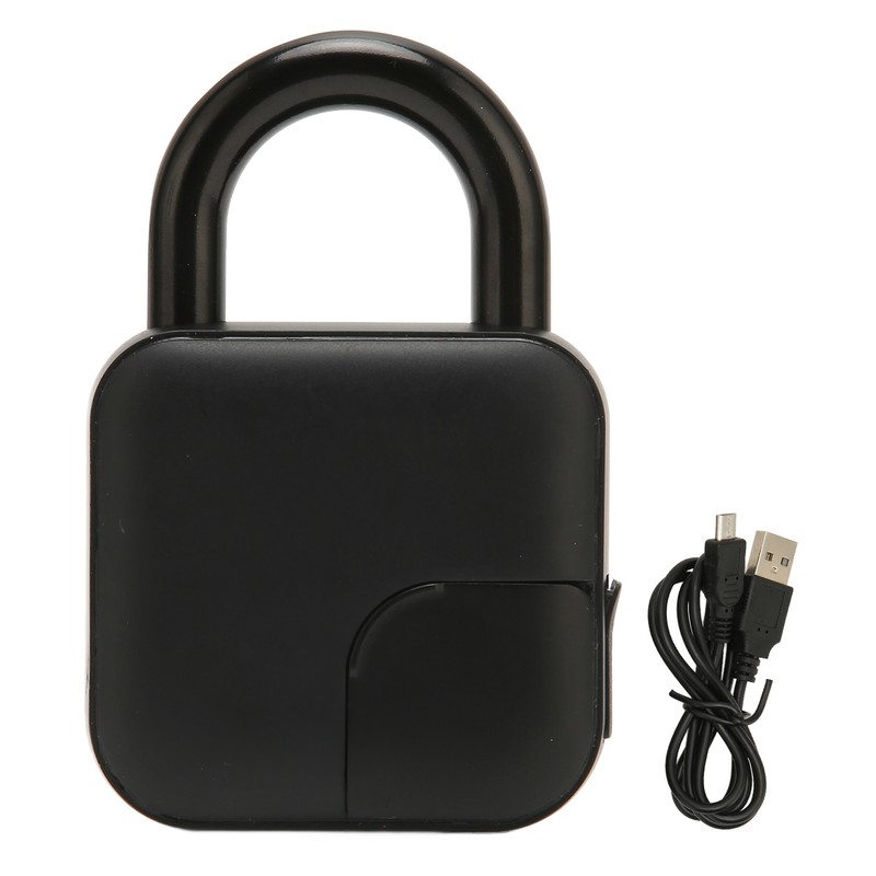 Fingerprint Padlock Waterproof Safety Electronic Lock for Door Suitcase Gym