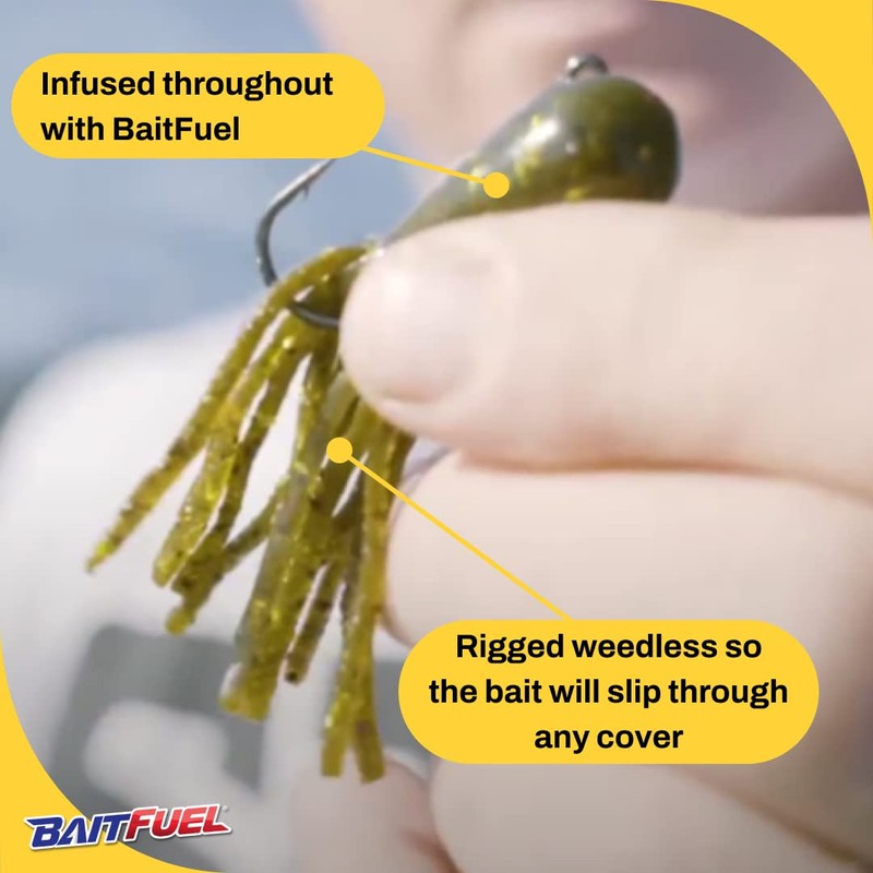 BAITFUEL Tubes Infused with Supercharged X55 Formula Gel: Fish Scent
