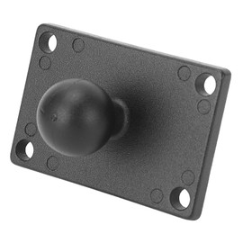 1in Ball Mount Base, Anti Slip AMPS Square Plate Composite for RAM Mounts B Size
