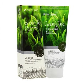 3W Clinic Green Tea Cleansing Foam 100ml 6ea
