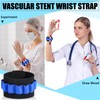 Threlaco 6 Pack Phlebotomy Tube Holder Wristband Nurse Gift,Blue |