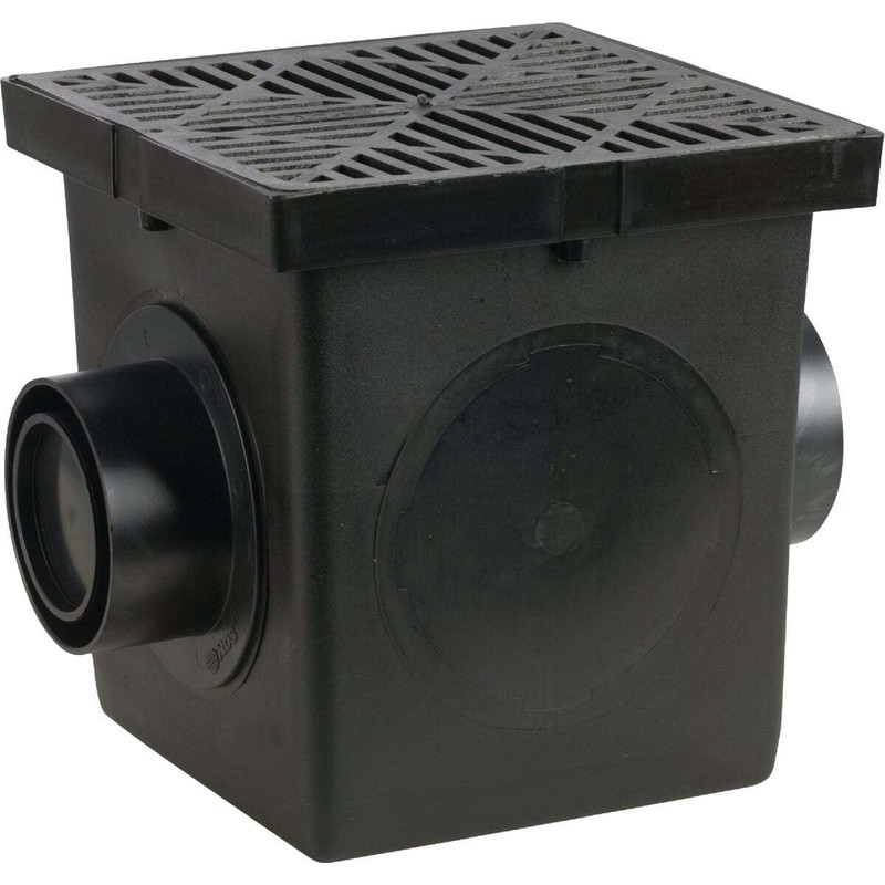 NDS 1200BKITRTL Double Outlet Catch Basin Kit, 12-In. x 12-In.