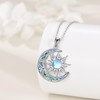 AINFQY Sun and Moon Necklace for Women 925 Sterling Silver