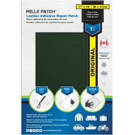 Pelle Patch - Cracked Leather Repair Kit - 25 Colors Available - Original 11x16 - Medium Green