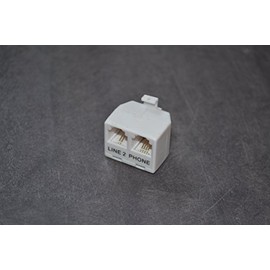 GE Duplex In-Line Adapter, White
