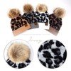 C.C Exclusives Soft Beanie hat with Leopard Pattern and Fur