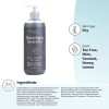 Renpure Gel Ducha Orgánico Hombres Mujeres Carbón Desintoxicante Exf