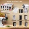 Slicer Shredder Attachments for KitchenAid Stand Mixers, Cheese Grater, Salad