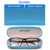 RayLove Unisex Hard Shell Eyeglasses Cases, Protective Case For Glasses(Sky