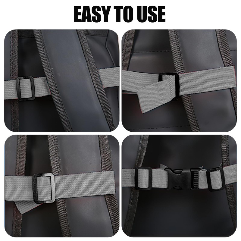 GOWTX 4Pcs Backpack Chest Strap, Sternum Strap Secures for Backpack,