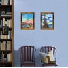 Mochose 6x8 Inch Rustic Wooden Photo Frame Brown Picture frames