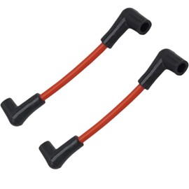 2 cables de bobina de encendido para bujía 18-8816 de 6 pulgadas, compatibles con OMC Johnson Evinrude V4-V6 de 10-235 HP, intercambiables con 582365 ZF478V