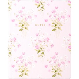 Laura Ashley Premium Hardcover Writing Journal | 256 Lined Pages | Elegant Floral Design | Perfect for Diaries, Notes, and Gift Giving (8-x-10 Inches)
