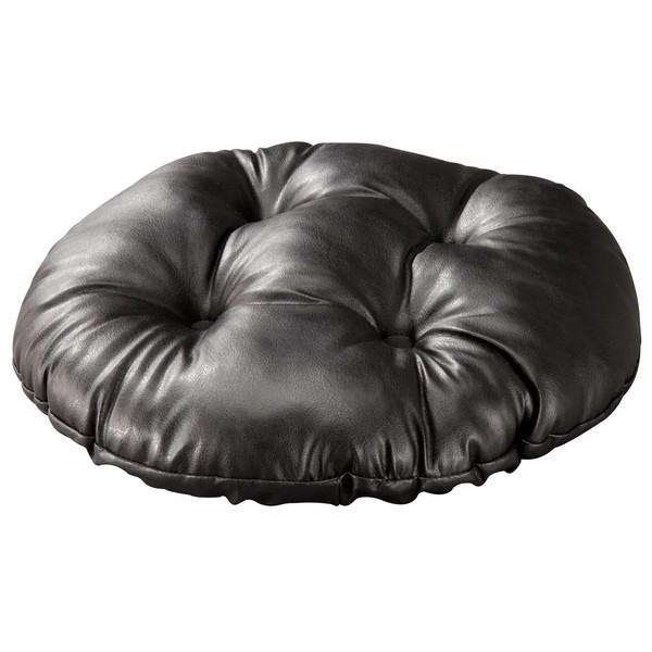 WalterDrake Faux Leather Tufted Bar Stool Cushion