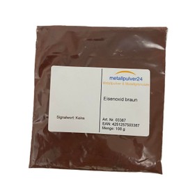 Iron Oxide Weight 250 g, Colour Brown