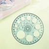 Full Circle Template Plastic Round Protractor, 360 Degree for Painting