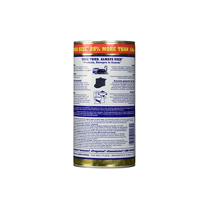 Bar Keepers Friend® Cleanser & Polish: 15 OZ