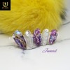 ✏Silk Road Handmade Nail Tips - Short Almond / ✏실크로드