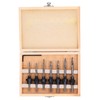 8Pcs/Set Tapered Countersink Bit Screw Set High Speed Steel Wood