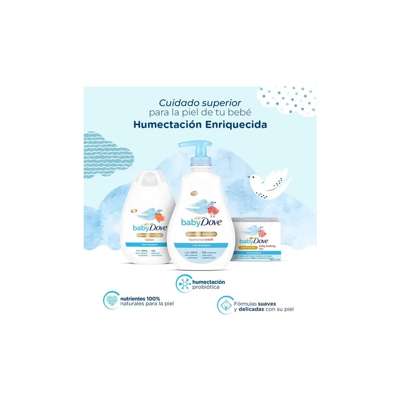 Baby Dove Crema Corporal Humectación Enriquecida 400 Ml