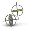 Classic Gyroscope – Twin Pack | 2 Metal Spinning Gyroscopes
