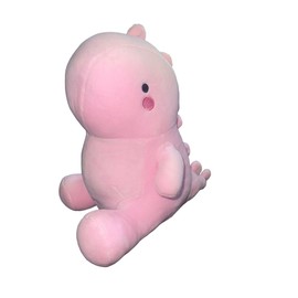 Dinosaurios de Peluche 27 cm - Coloridos y Suaves, peluches de dinosaurios, peluche dinosaurio, Perfectos para Jugar, Decorar y Dormir Peluche de Dinosaurio, dinosaurio peluche (Rosa)