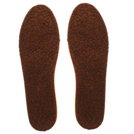 Healvian 1pair Imitation Wool Insoles for Men and Women Shock-absorbing Shoe Cushions Massaging Comfort for Foot Support for Daily and Athletic Use