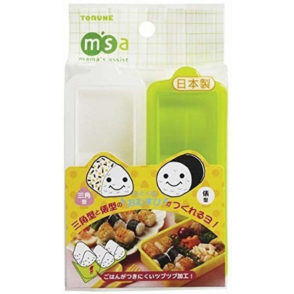 TORUNE Bento Goods Bite-Size Rice Ball Maker Base & Triangles
