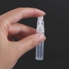 5Pcs White Mini Perfume Bottle,Protable Liquid Container Atomizer Bottles Plastic