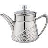 Cafe Olé AHT-048 Tea Pot, Stainless Steel, Silver
