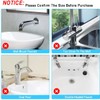 Sink Faucet Mat with Slope for Self Draining Silicone Sink