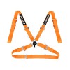 TANAKA UNIVERSAL ORANGE 4 POINT CAMLOCK RACING SEAT BELTS HARNESSES