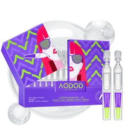 Resurface Face Exfoliant Serum - Suero de ácido láctico, ácido azelaico, ácido salicílico, niacinamida-para acné/piel sensible, piel lisa, piel rejuvenecida 4D, viales antifatiga-30 de un solo uso