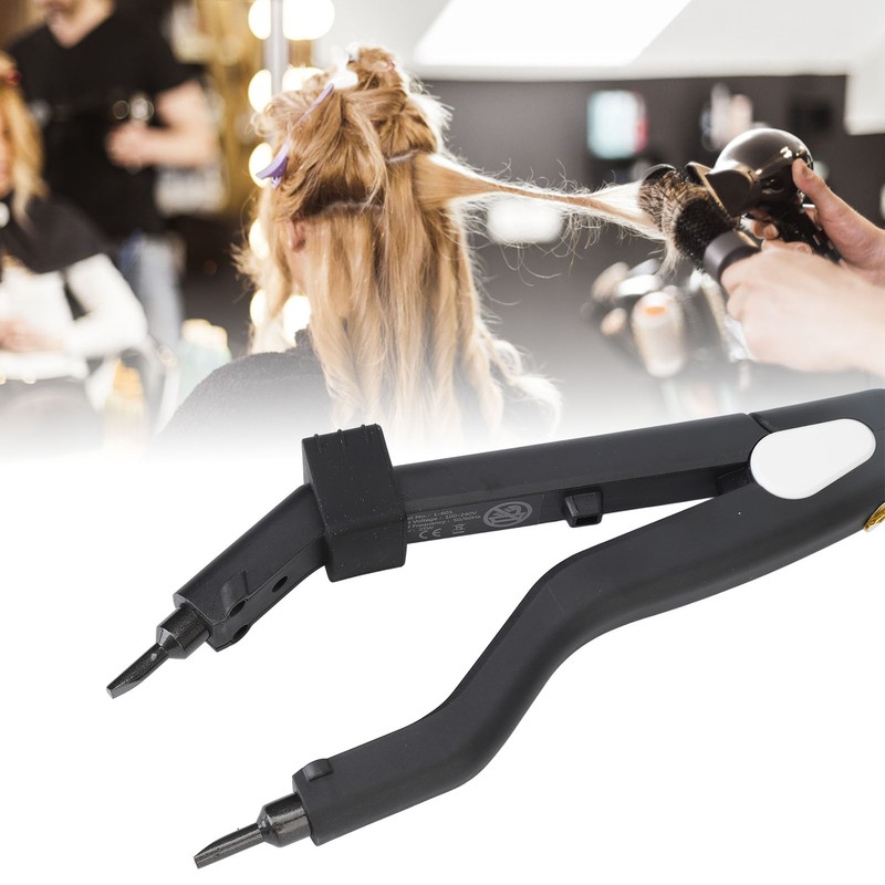 Hair Extension Tool Adjustable Temperature Fusion Heat Iron Connector Wand