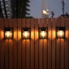 DOESLAG Solar Fence Lights, 12 Pack Waterproof Solar Lights Outdoor,