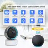WiFi Smart Indoor Security Camera with 360° Full Coverage, 1080P