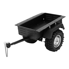 Aluminum Alloy Trailer Car Highly Simulation RC Car Vehicle Model Children ToyBlack