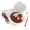 Christmas Pudding | Mini Felt Sewing Kit | Hanging Decoration