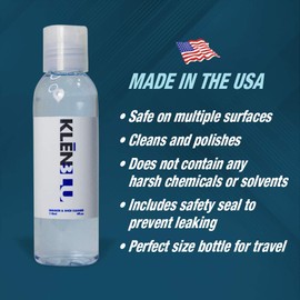 Premium Professional Sneaker Cleaner by KlenBlu - Liquid Shoe Cleaning Solution - Restore Whites, Leather, Suede, Canvas, Knit, Mesh, Rubber and Other Fabrics