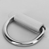 4PCS Stainless Steel PVC D Ring Patch with 11.8in Anchor