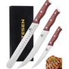 Naitesen 3PCS Professional Butcher Knives Set, BBQ Brisket Beef Slicing