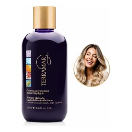 Shampoo Matizador Terramar con Argán para Cabello Rubio 250 mL