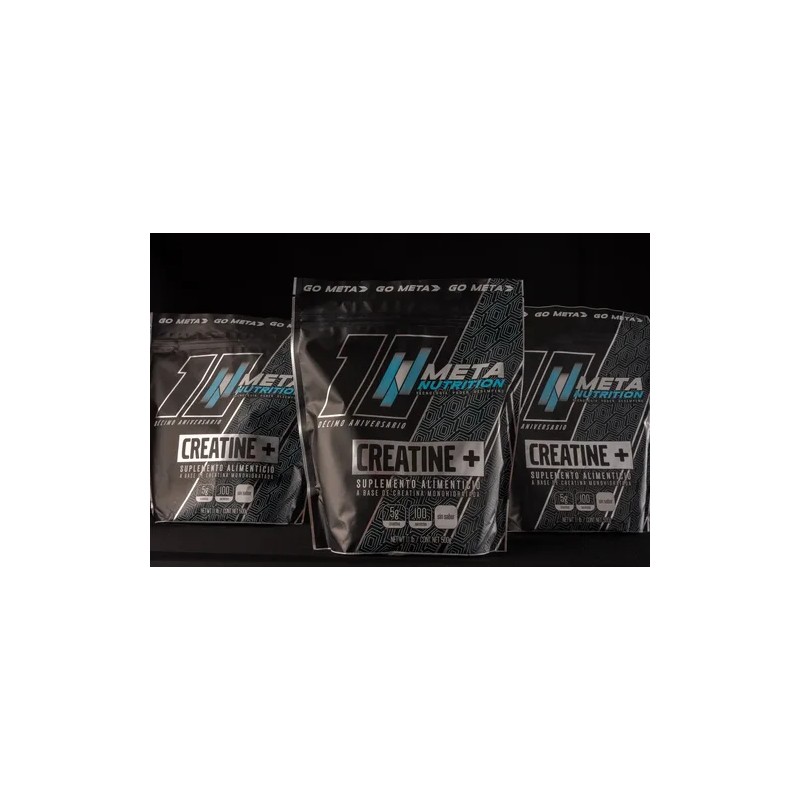 Creatina Monohidratada 500 G Meta Nutrition 100 Porciones
