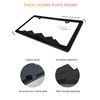 GNSZSN Mountain License Plate Frames - 2 Pack Black Plastic