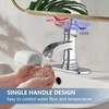 Homevacious Bathroom Faucet Waterfall Sink Faucets Bath Chrome Single Handle