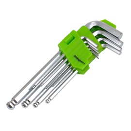 Sealey Siegen 9pc Long Ball-End Allen Key Hex Set - Metric - S01260